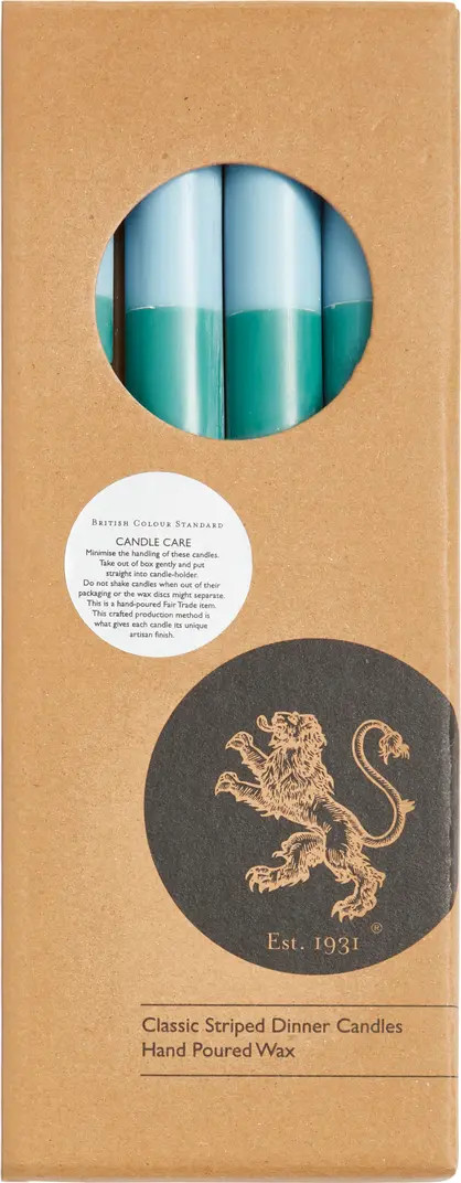 4-Pack Stripe Dinner Candles | Nordstrom