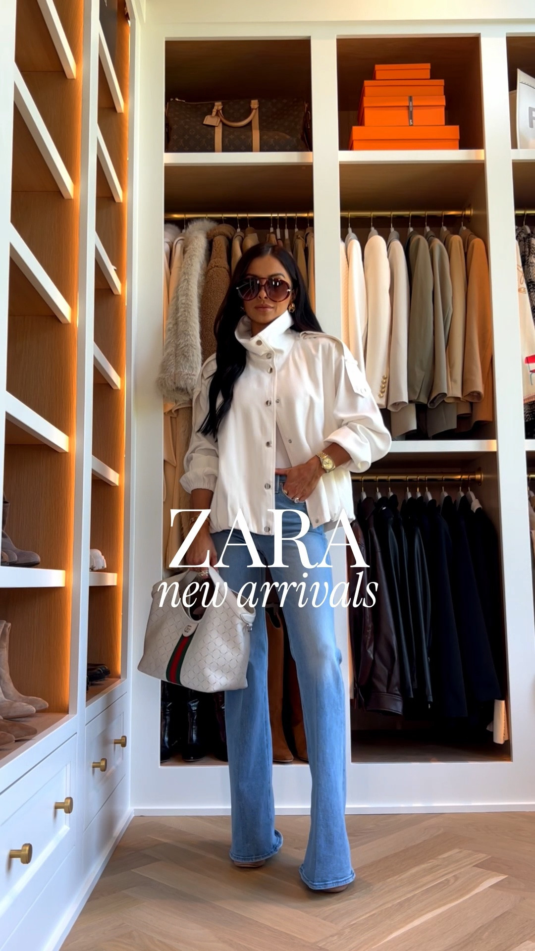 Zara new arrivals 
Wearing an XS/S
Mother denim wearing a 23
Citizens jeans wearing a 23
Gucci Giglio bags in size small
Amazon sunglasses

#LTKOver40 #LTKmomlife #LTKootd