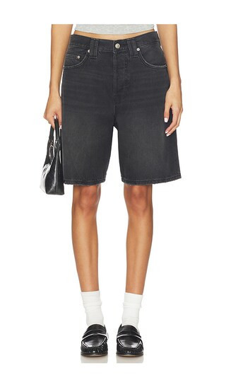 Free People x We The Free Montana Undone Hem Short in Black. - size 32 | Revolve Clothing (Global)