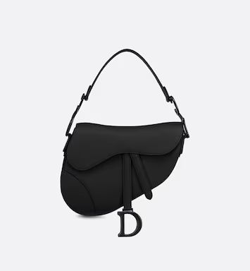Saddle Bag Black Ultramatte Calfskin | DIOR | Dior Beauty (US)