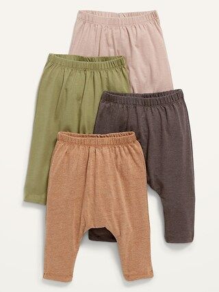 Unisex 4-Pack U-Shaped Jersey Pants for Baby | Old Navy (US)