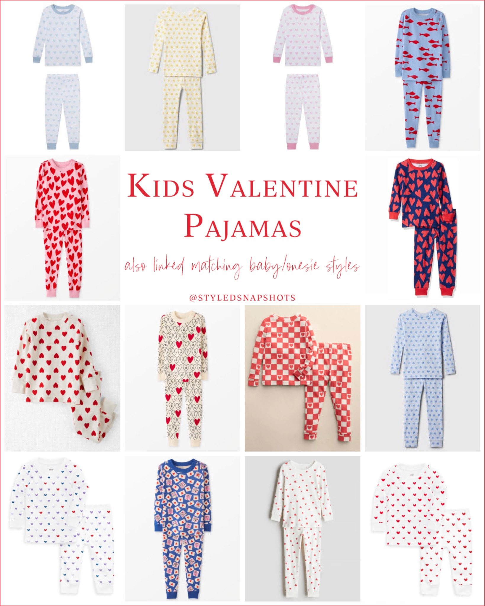 Baby/kids valentine pajamas ❤️ I also linked onesie styles // use code KENDALL20 for 20% off shop12|12 

Valentine’s Day pjs 

#LTKKids #LTKFindsUnder50 #LTKBaby