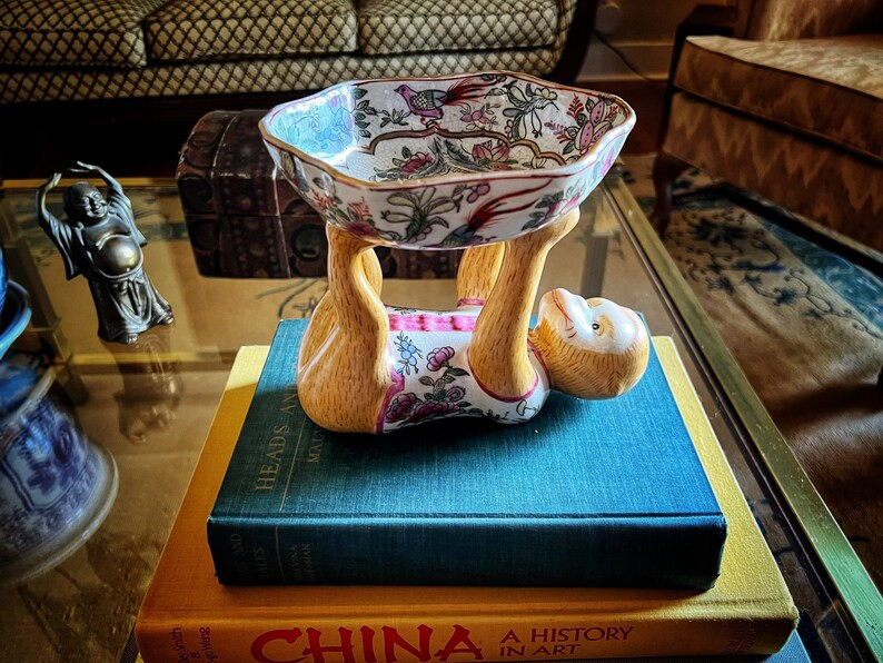 Chinese Porcelain Monkey Dish | Etsy | Etsy (US)
