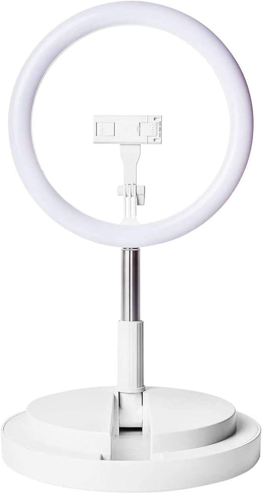Superstar Slim - Anillo de luz plegable con soporte y soporte para teléfono | Anillo de luz port... | Amazon (US)