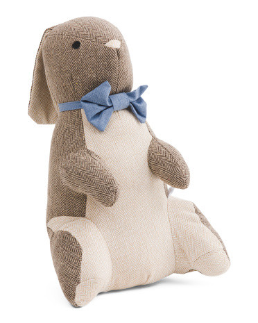 9x15 Herringbone Bunny Boy Pillow | Polyester | Marshalls