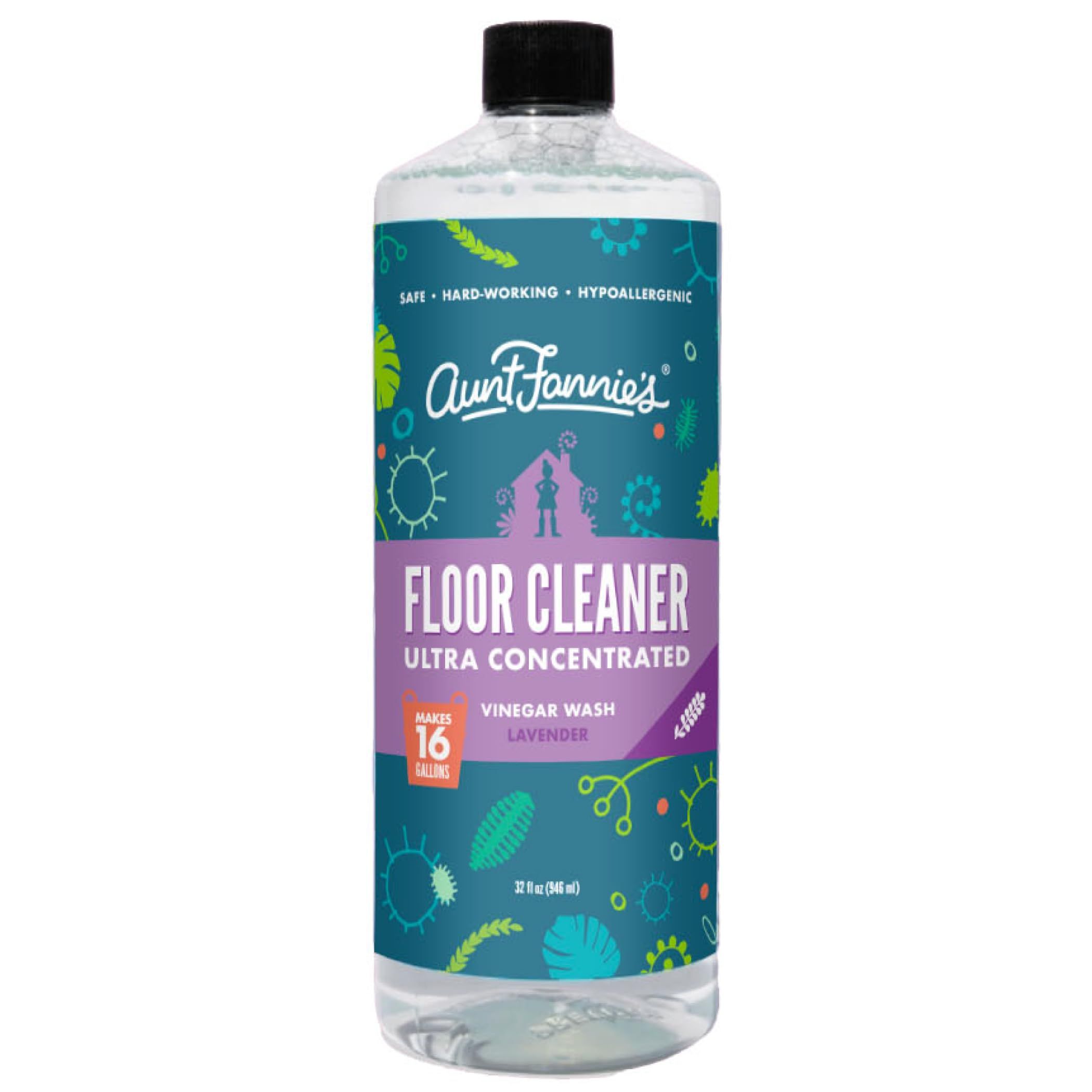 Aunt Fannie's Ultra Concentrated Floor Cleaner Vinegar Wash, Multi-Surface Floor Cleaner For Mopp... | Amazon (US)