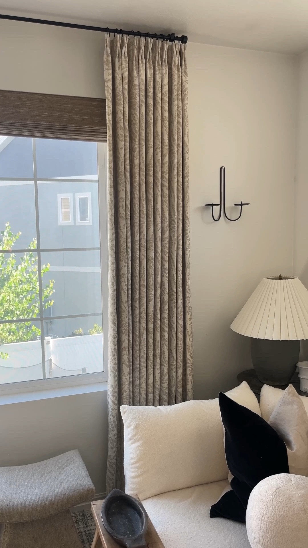 Swapped out for these beauties 😍 I’ve listed some alternatives but if you’re wanting this exact curtain visit: threegirls.com and search for:

✨ Product Details✨
- Mila Leaf Pattern Pinch Pleated Drape
- Header Style: Pinch Pleat
- Lining: Yes
- Memory Training: Yes
- Healthy Curtain Cleaning: Yes





#curtains #home #decor #fallhome #interior #livingroom #neutral #rug #cozy #earthy #traditional #modern 

#LTKHome #LTKautumn #LTKStyleTip