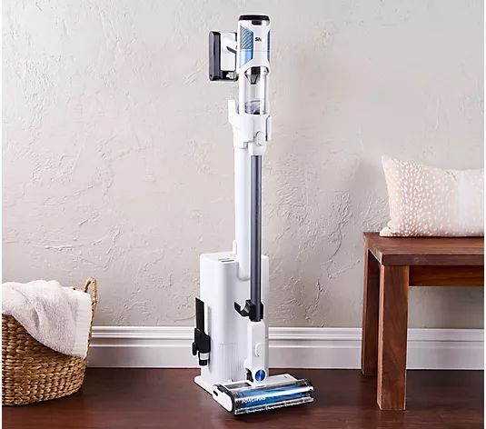 Shark Detect Clean and Empty Cordless Vacuum with Auto Empty Base and Tools - QVC.com | QVC