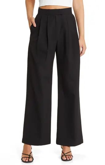 ASOS DESIGN Pleated Wide Leg Trousers | Nordstrom | Nordstrom