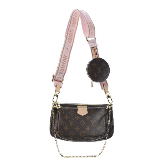 LOUIS VUITTON Monogram Multi Pochette Accessories Rose Clair | Fashionphile