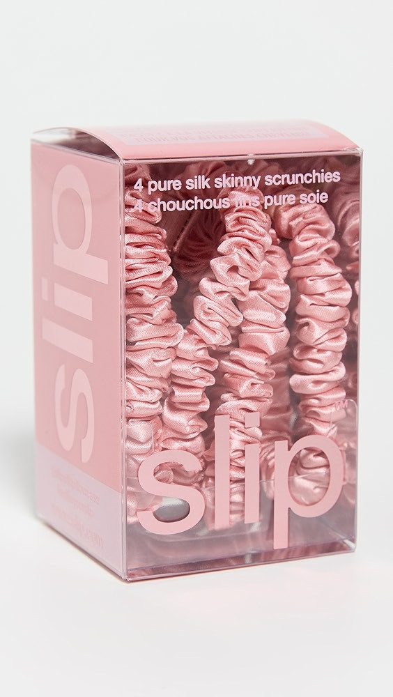 Skinny Silk Scrunchie Set of 4 | Shopbop
