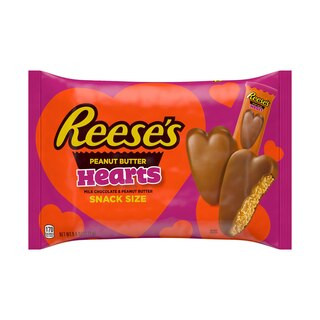 Reese's Valentines Snack Size Peanut Butter Hearts Candy, 9.6 OZ | CVS Health