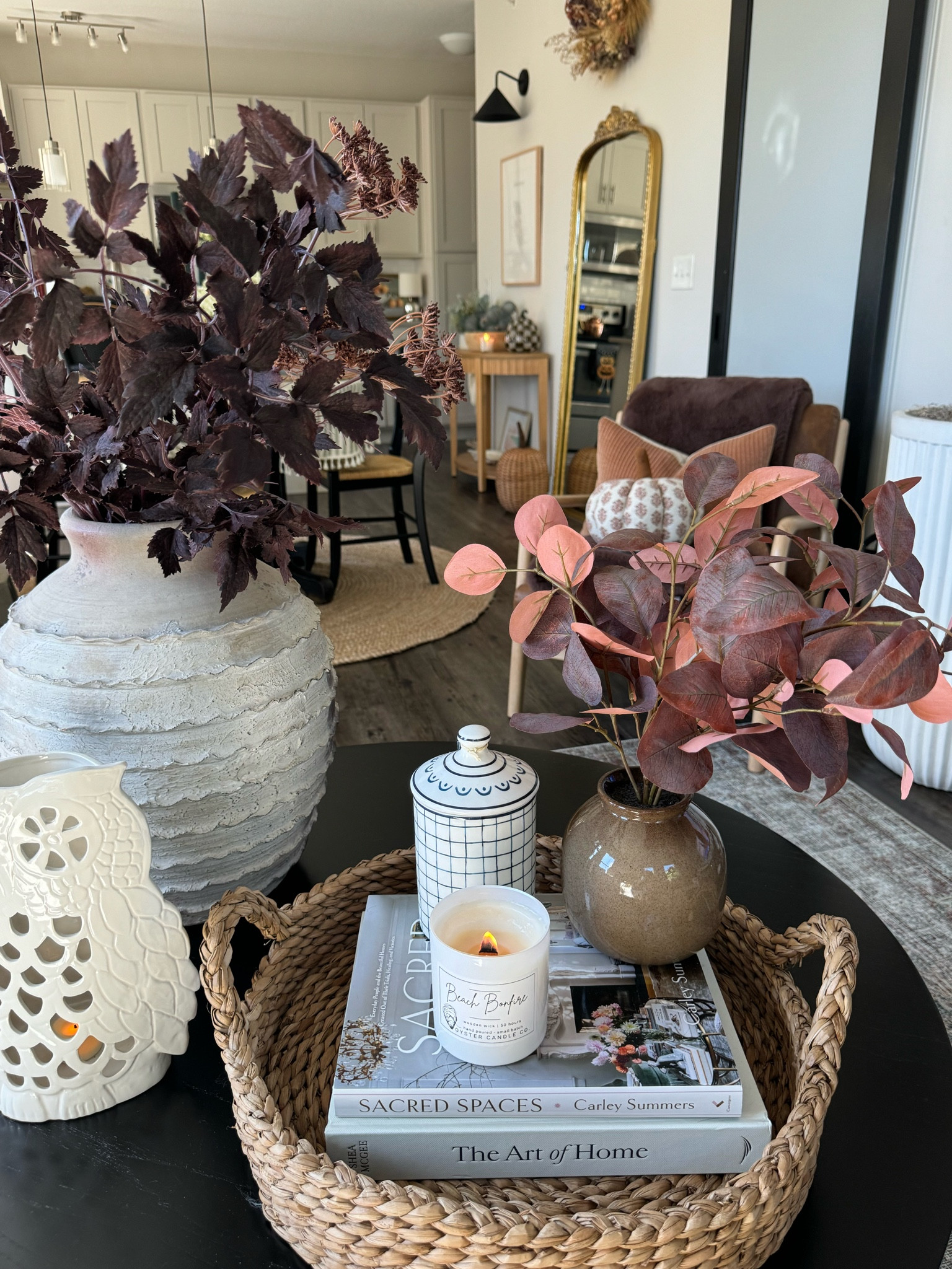 coffee table books, cozy candles and rustic fall florals 🍂

#homedecor #holidaydecor #interiordesignideas

#LTKSeasonal #LTKHome #LTKHoliday