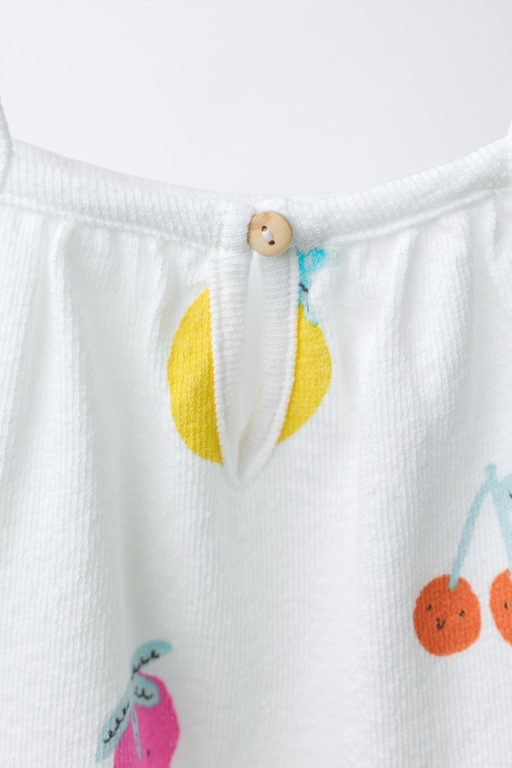 FRUIT PRINT SHORT ROMPER | Zara UK