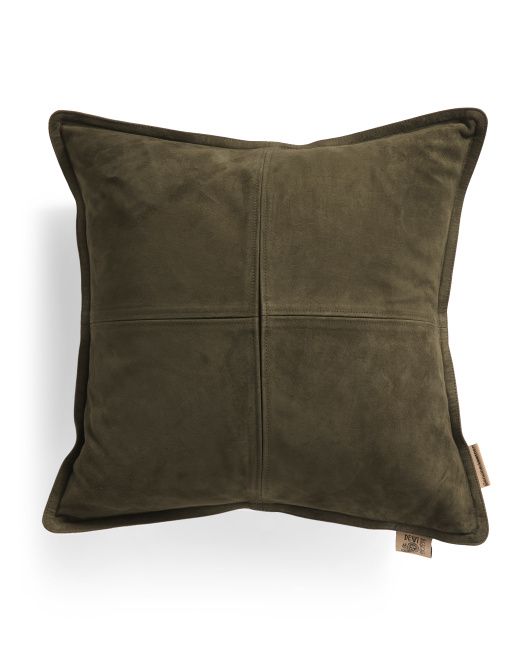 20x20 Suede Feather Filled Pillow | TJ Maxx