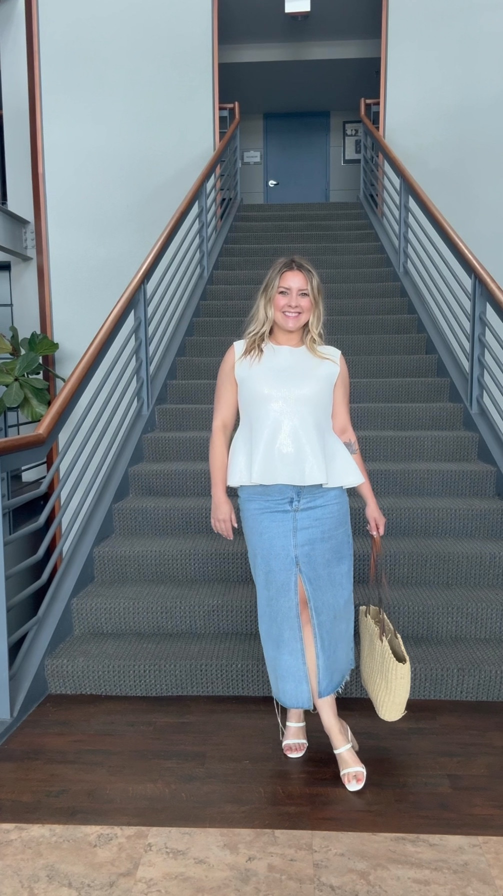 Sequin peplum too that is super flattering for a curvy petite frame! Love this denim maxi skirt from Amazon too! Always gets compliments!

#LTKSummerEdit #LTKFindsUnder50 #LTKShoeCrush