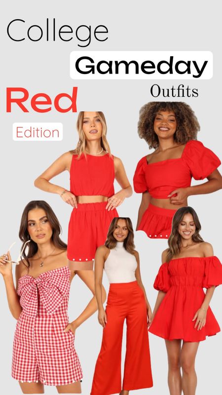 Get ready for college game day✨❤️‍🔥
*cute and affordable outfits
-RED edition💋❤️‍🔥

#LTKFind #LTKBacktoSchool #LTKstyletip