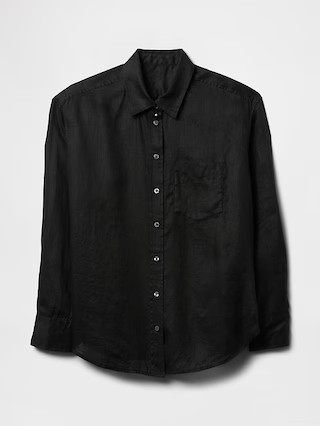 100% Linen Oversized Shirt | Gap (US)