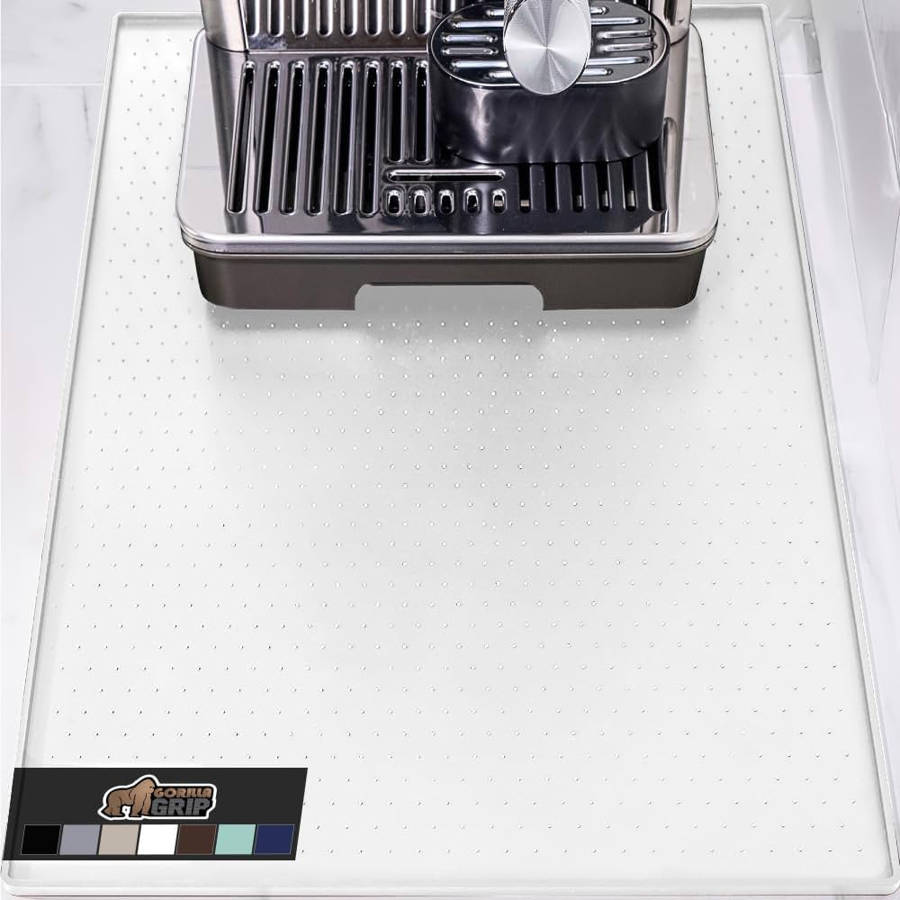 GORILLA GRIP Silicone Coffee Mat, 18x28, Espresso Drink Bar Station Accessories, Waterproof Heat-... | Amazon (US)