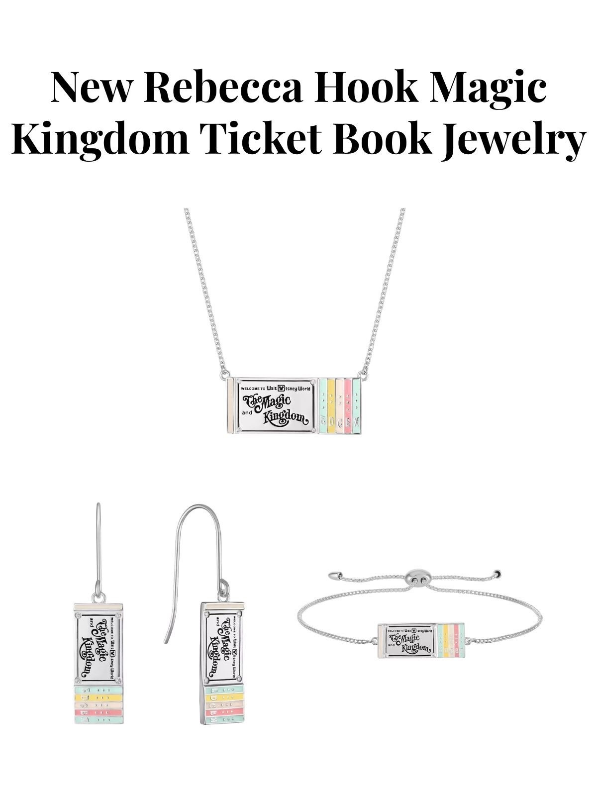 New Rebecca Hook Magic Kingdom Ticket Book jewelry

#LTKTravel