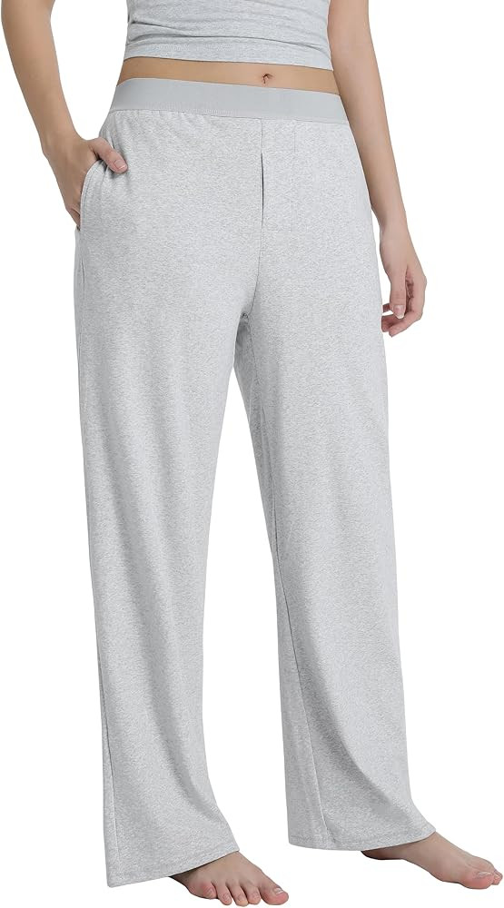Lightweight Loose Pants for Women Casual Lounge Pants Athletic Joggers Yoga Pants with Pockets | Amazon (US)