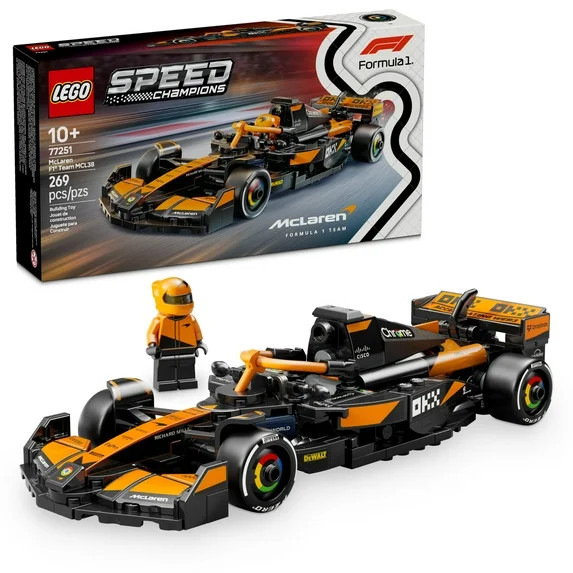 LEGO Speed Champions McLaren F1 Team MCL38 Race Car Toys - Building Set For Kids, Boys & Girls, A... | Walmart (US)