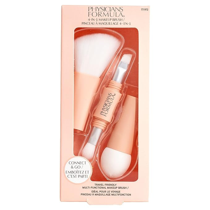 Amazon.com: Physicians Formula 4-in-1 Makeup Brush and Sponge Set, 3 Premium Brushes In One and P... | Amazon (US)