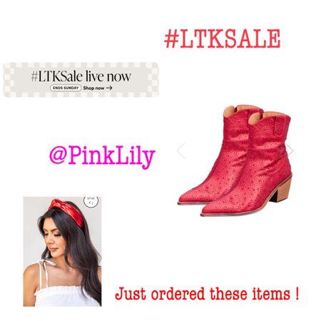 @PinkLily

#LTKSale #LTKshoecrush #LTKbeauty