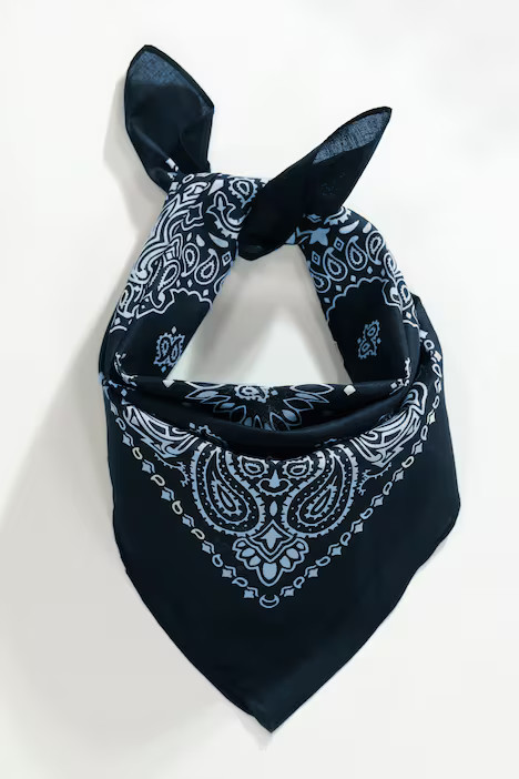 Bandana, paisley pattern, square, scarf | Ulla Popken - US & CA