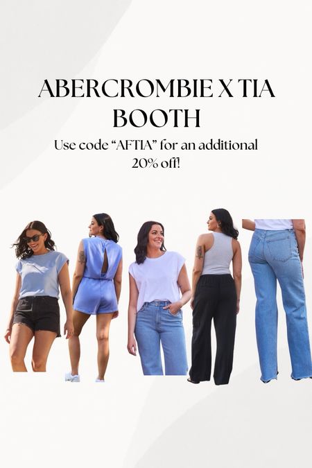Abercrombie x Tia Booth launched today! Use code "AFTIA" for an additional 20% off! 

#LTKstyletip #LTKsalealert