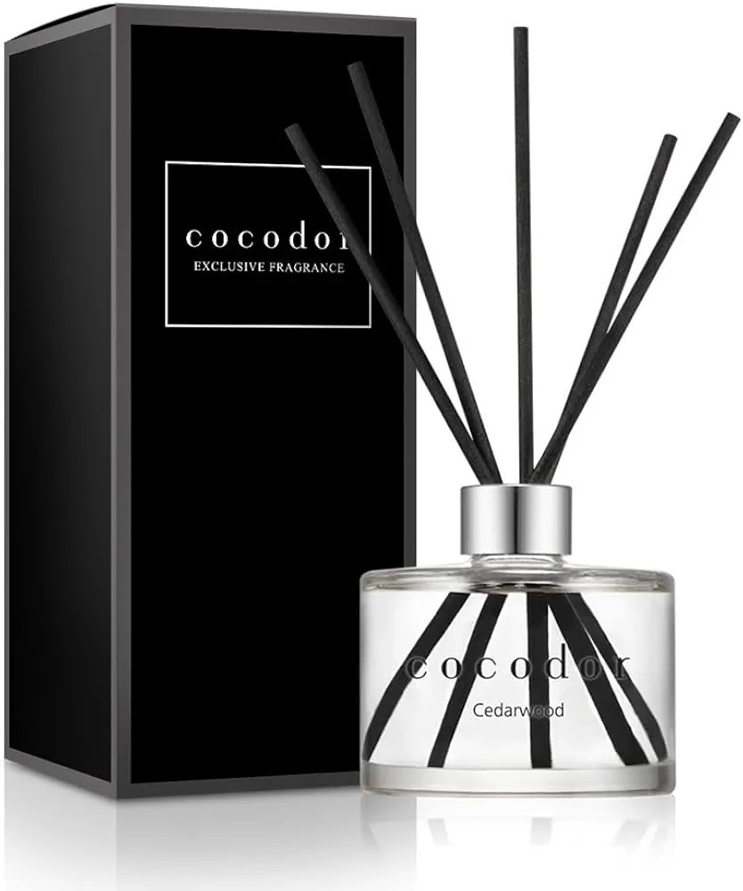 COCODOR Signature Reed Diffuser/Cedar Wood/6.7oz/1Pack / Home Fragrance Scent Essential Oil Stick... | Amazon (US)