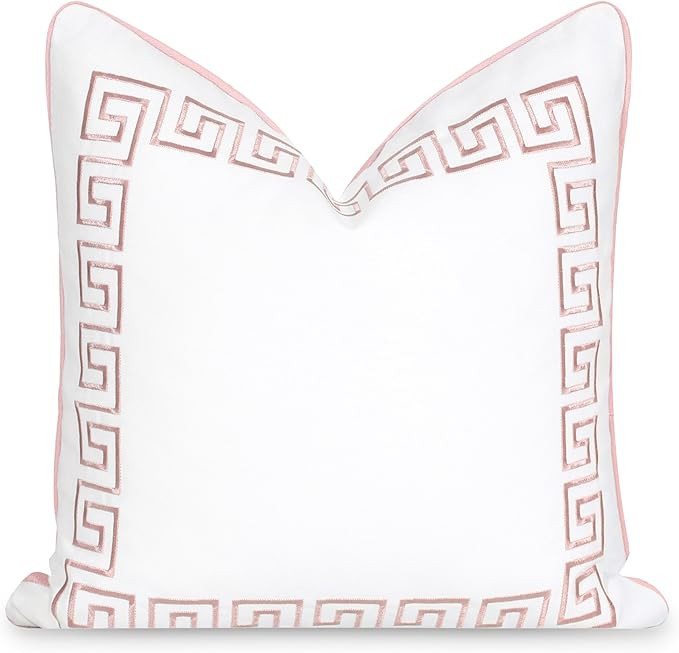 Hofdeco Premium Coastal Patio Indoor Outdoor Throw Pillow Cover Only, 20"x20" Water Repellent for... | Amazon (US)