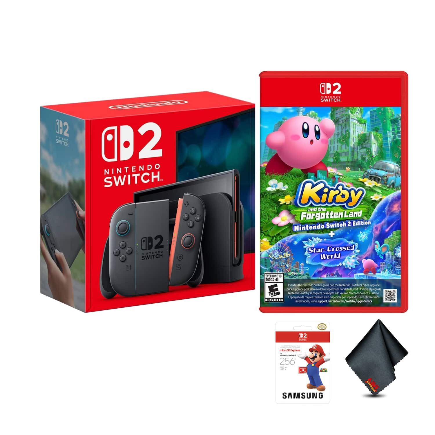 Switch 2 System, Nintendo Kirby and the Forgotten Land, Bundle - Nintendo Switch 2 | Best Buy U.S.