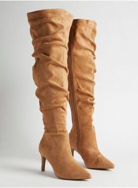 Over-The-Knee Stiletto Slouch Boot (WW) | Torrid (US & Canada)
