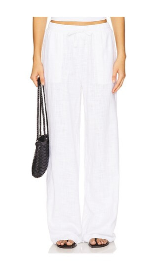 Bobi Pant in White. - size S | Revolve Clothing (Global)
