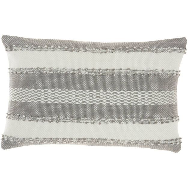 Woven Striped and Dots Indoor/Outdoor Throw Pillow - Mina Victory | Target