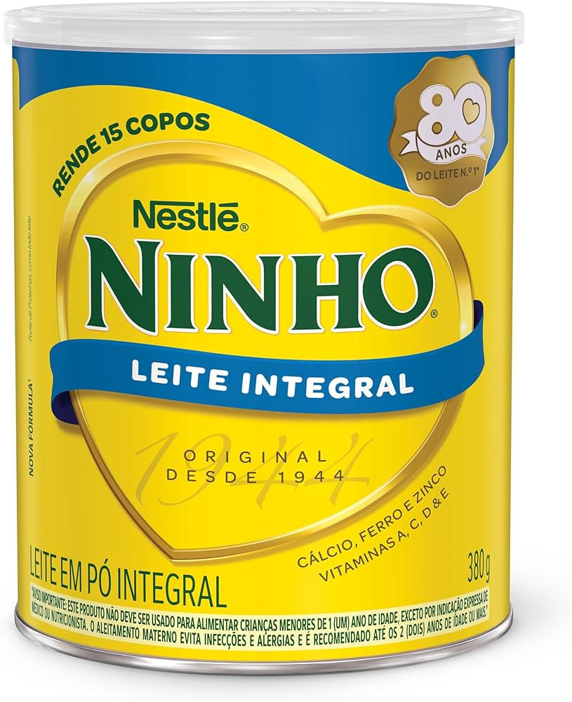 Leite em Pó Integral Ninho 380g | Amazon (BR)