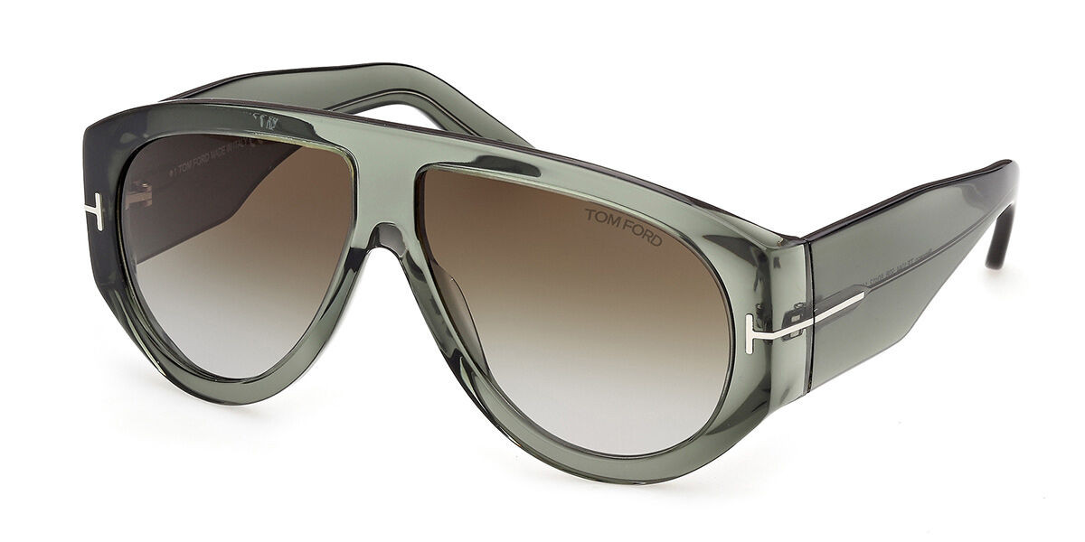 Tom Ford FT1044 BRONSON 93B Groene Heren Zonnebril | SmartBuyGlasses Global