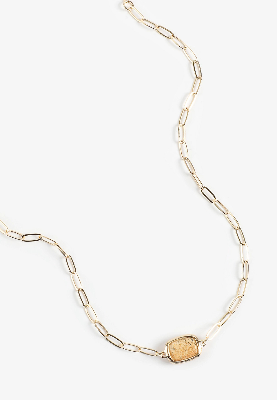 Genuine Tiger Eye Pendant Necklace | Maurices