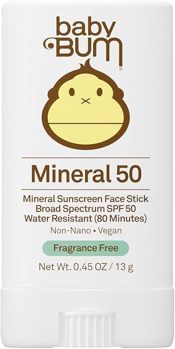 Sun Bum Baby Bum Mineral SPF 50 Sunscreen Stick - Hawaii 104 Act Compliant (Without Octinoxate & ... | Amazon (US)