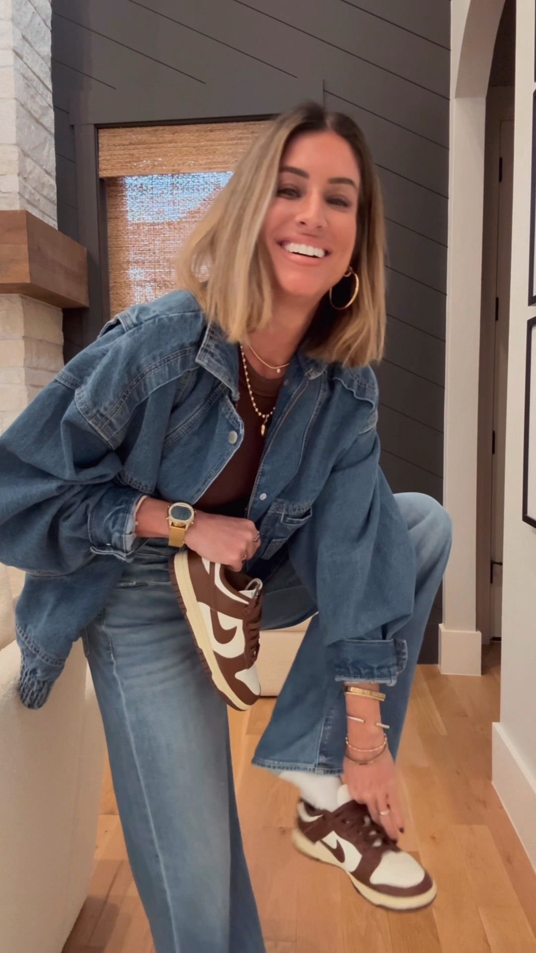 Easy outfit to recreate with the items in your closet! (Wearing a small in the jacket, but I could have done an xs. Grab your true size.) 

#LTKStyleTip #LTKShoeCrush #LTKSaleAlert