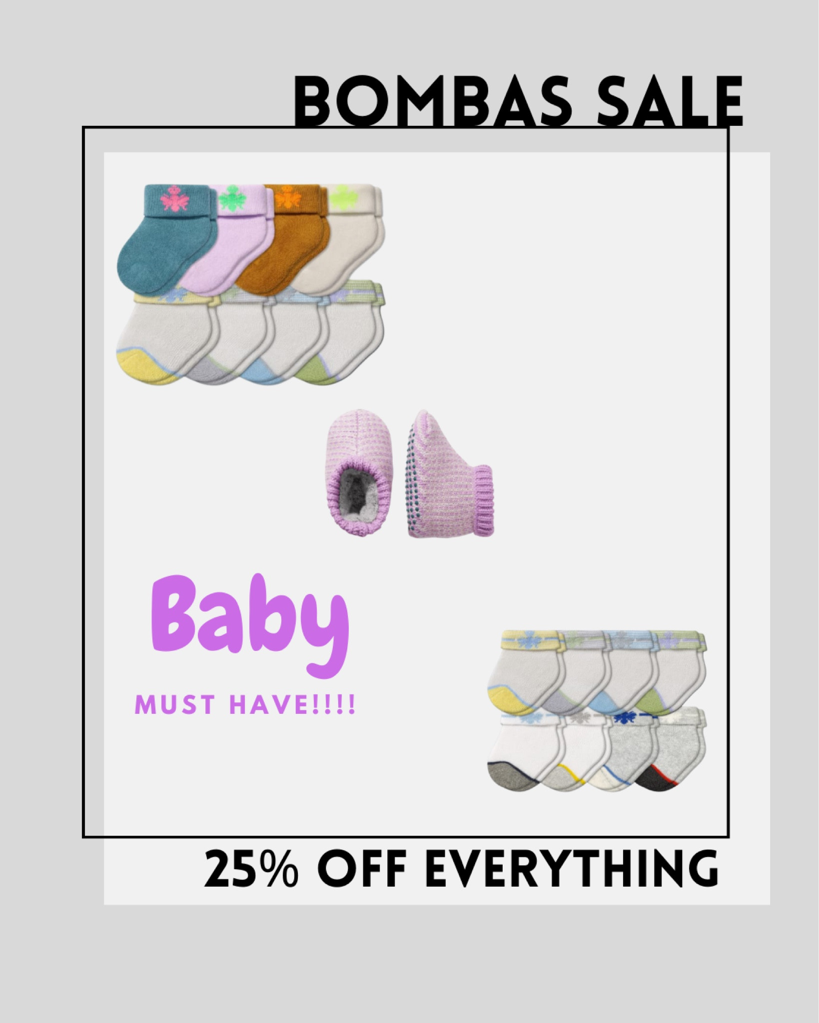 Thé only socks that will stay on Eliza’s feet are 25% off today with code FIRSTDIBS25. Everything is 25% today only! Get some. Asap  

#LTKHolidaySale #LTKGiftGuide #LTKbaby