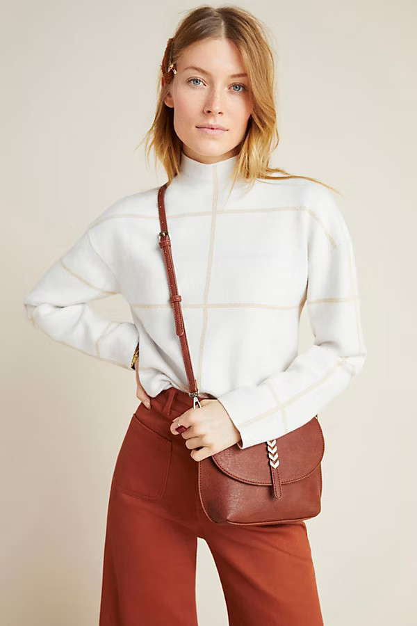 Lizzie Mock Neck Sweater | Anthropologie (US)