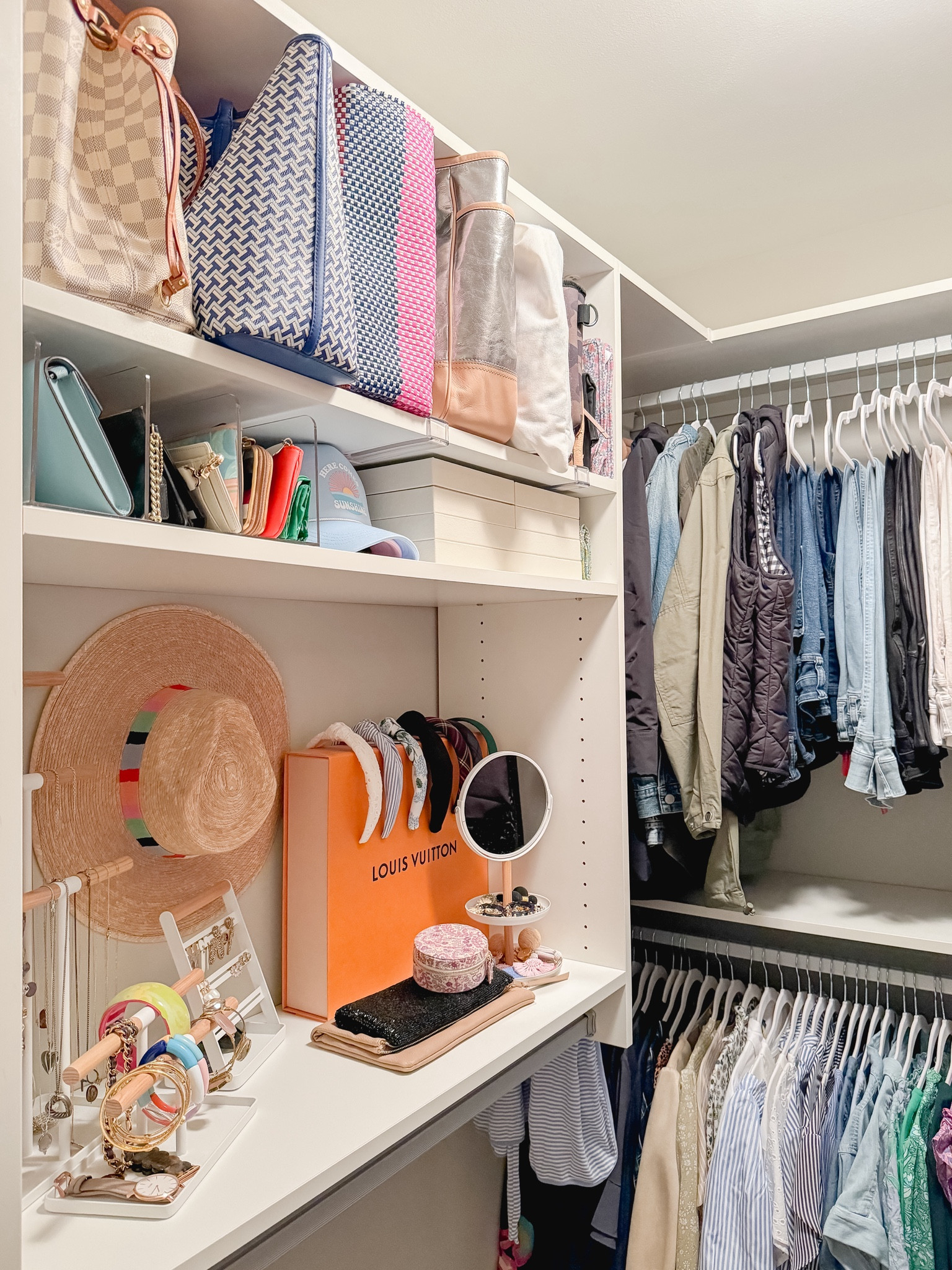 Closet organization, purse organization, jewelry organization, hangers, clothing dividers, clothing bins, clothing organization.


#LTKfindsunder50 #LTKhome #LTKfamily