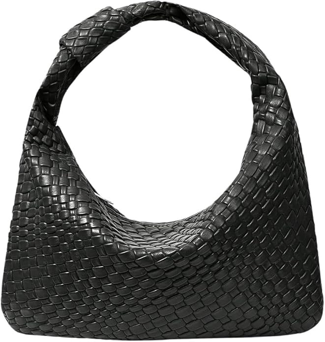 Verdusa Women's Knot Strap Leather Handbags Zipper Hobo Clutch Purses | Amazon (US)