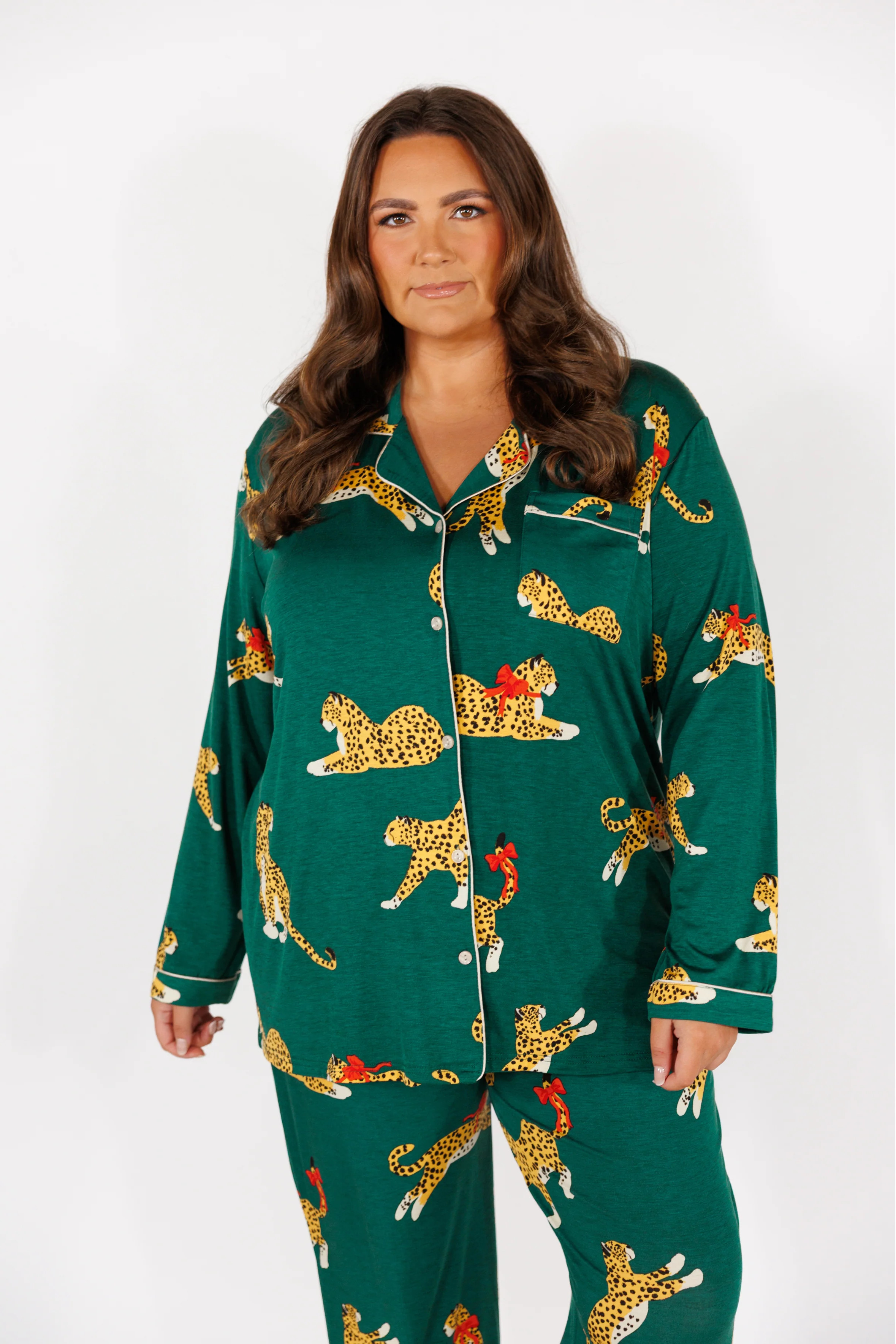 Fierce & Festive Long Sleeve & Pant Pajama Set | In My Sundays