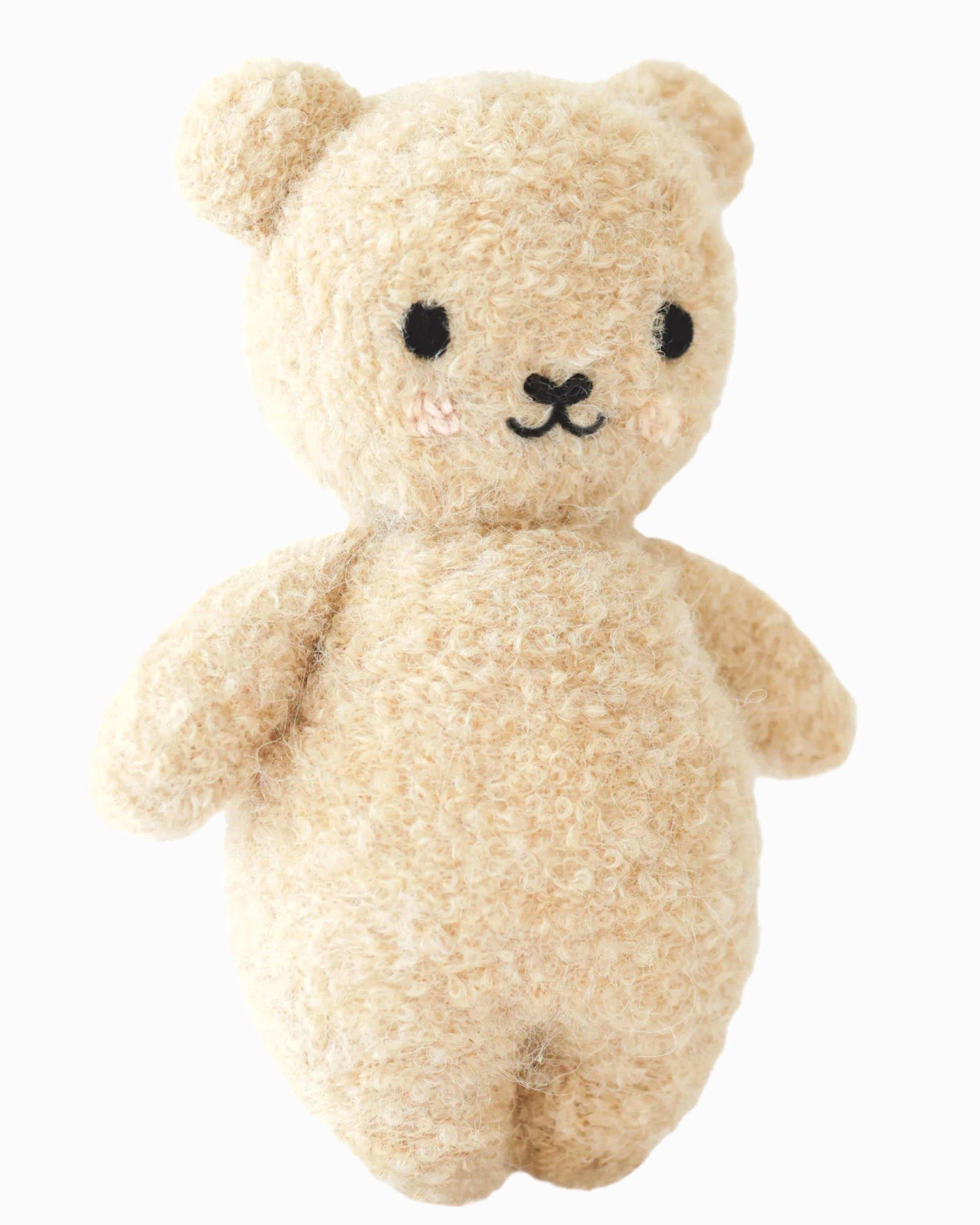 cuddle+kind | Baby boucl bear (honey) - Khaki / One Size | Janie and Jack