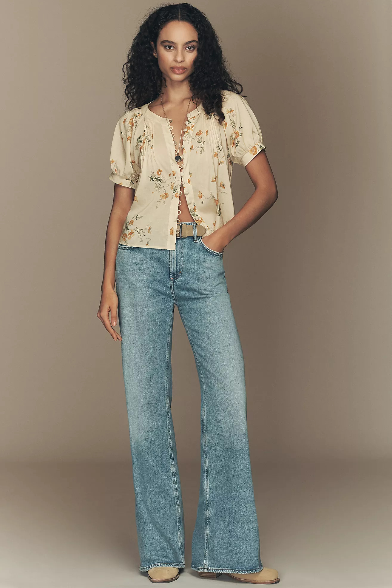 Citizens of Humanity Kimberly Mid-Rise Flare Jeans | Anthropologie (US)