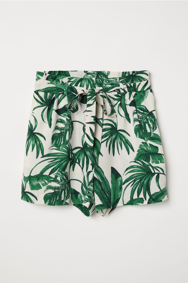 Shorts with Tie Belt | H&M (US)