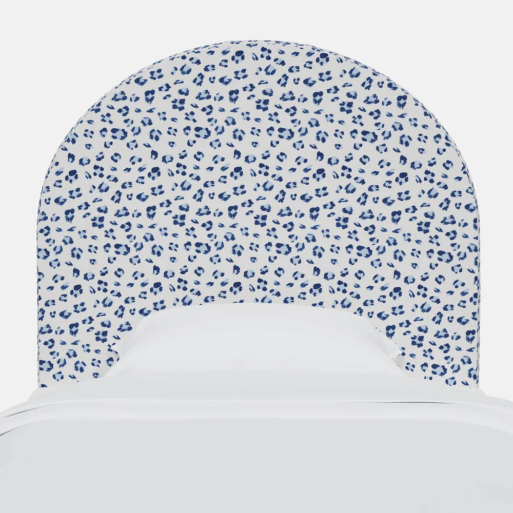 Amelia Cheetah Charging Rounded Headboard | Dorm Essentials - light blue / Twin/Twin XL - Dormify | Dormify